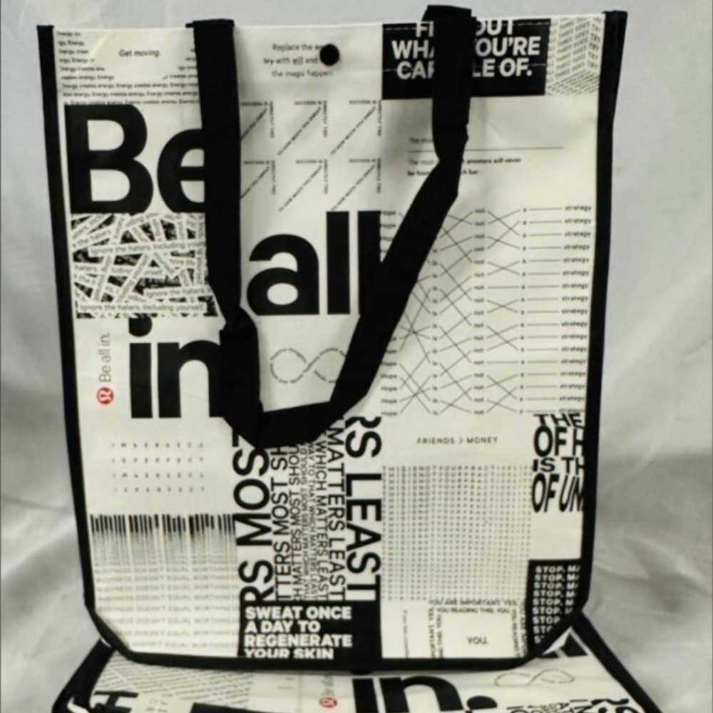 💥 Lululemon Reusable Tote Bag With Purchase Of $20 DOLLARS or More